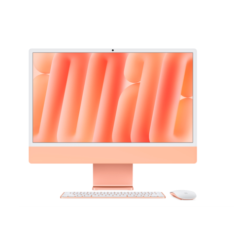 iMac 24" 2024 - Puce M4 - APPLE GPU 8 - 4,4 GHz - 24 Go RAM - Orange