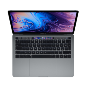 Refurbished MacBook Pro 13" 2017 touch bar space gray