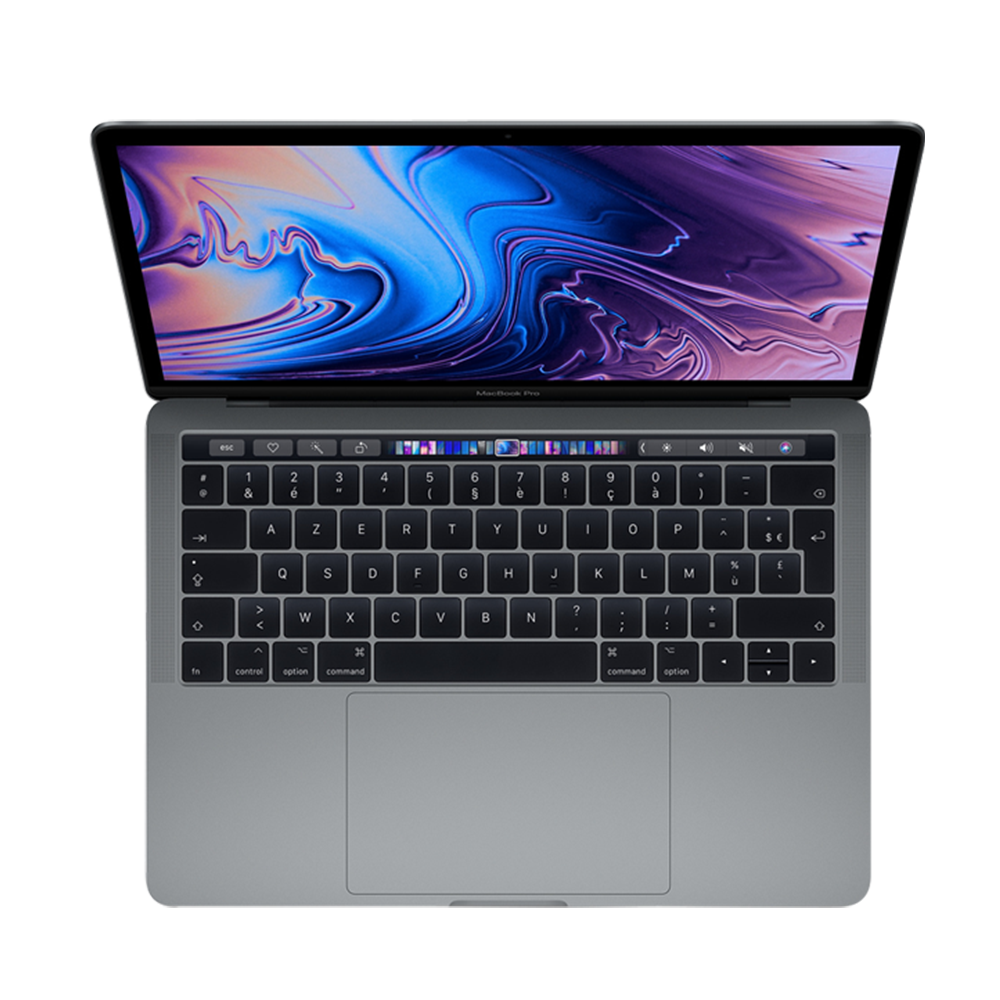 MacBook Pro reacondicionado de 13" 2017 con barra táctil gris espacial