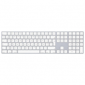Clavier Apple Magic Keyboard 2 Blanc Bluetooth - Pavé numérique