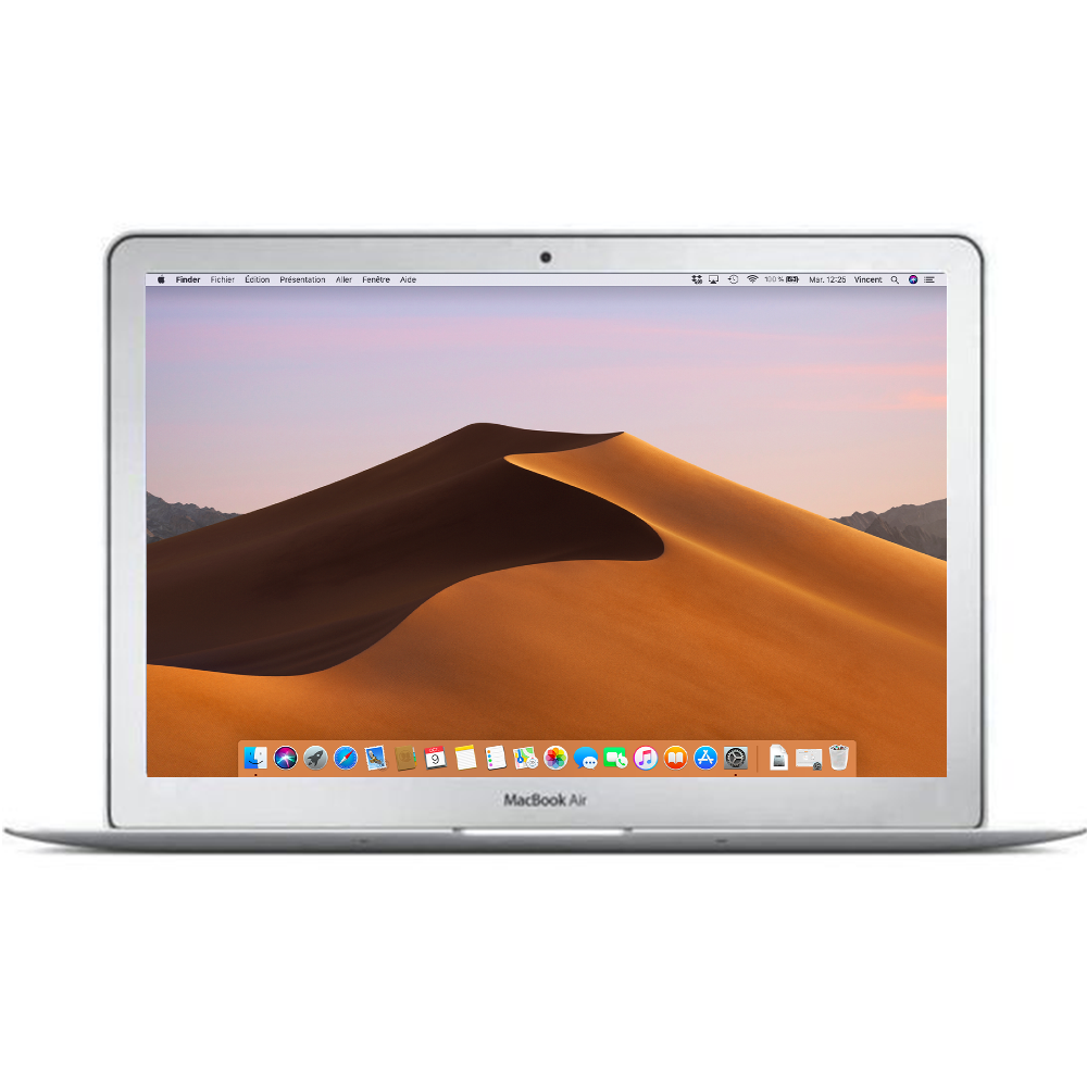 MacBook Air 13 Début 2015 - Intel i5 1,6 Ghz - 4 Go RAM Reconditionné