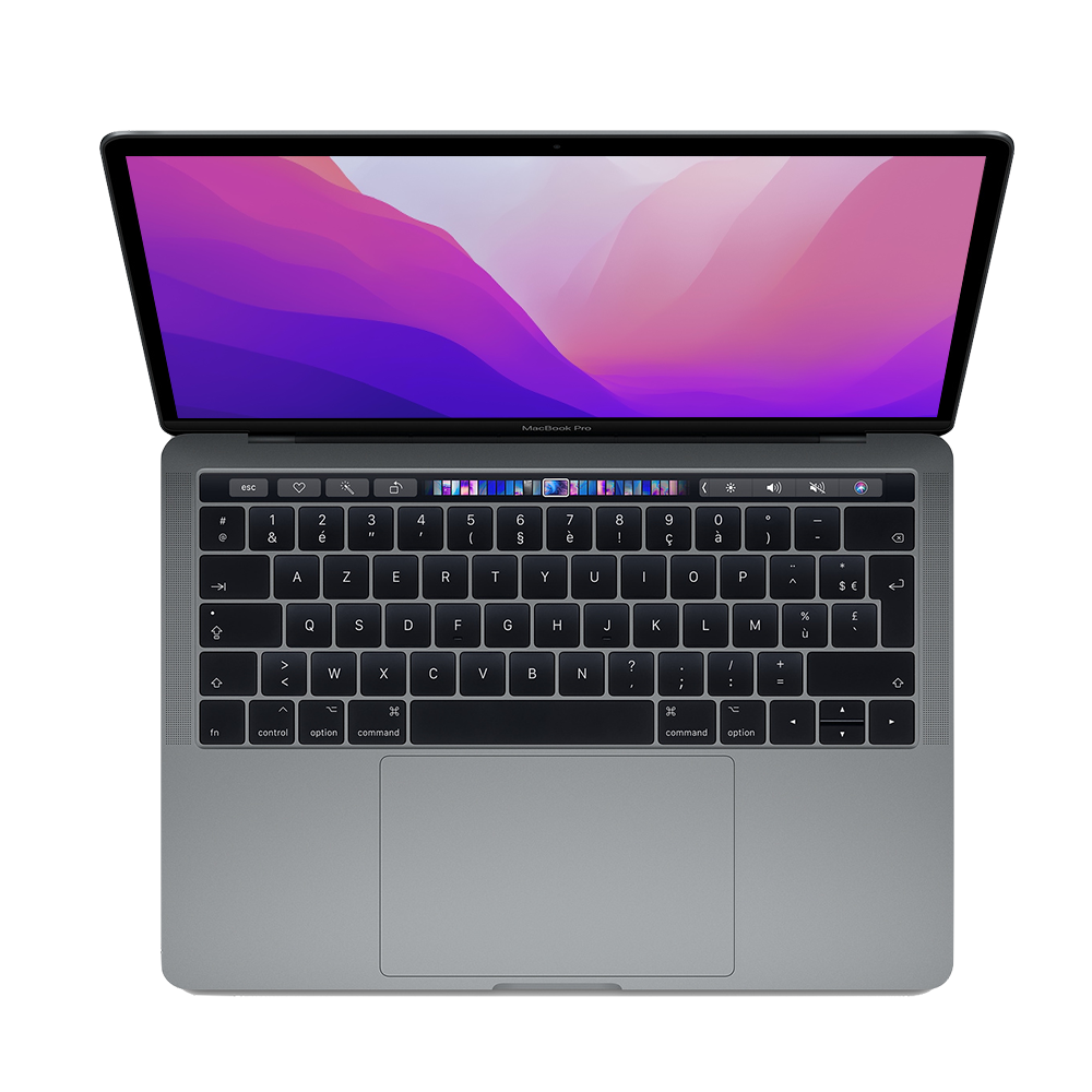 MacBook Pro Touch Bar 13 2020 - intel i7 2,3 GHz - 16 Go RAM Reconditionné