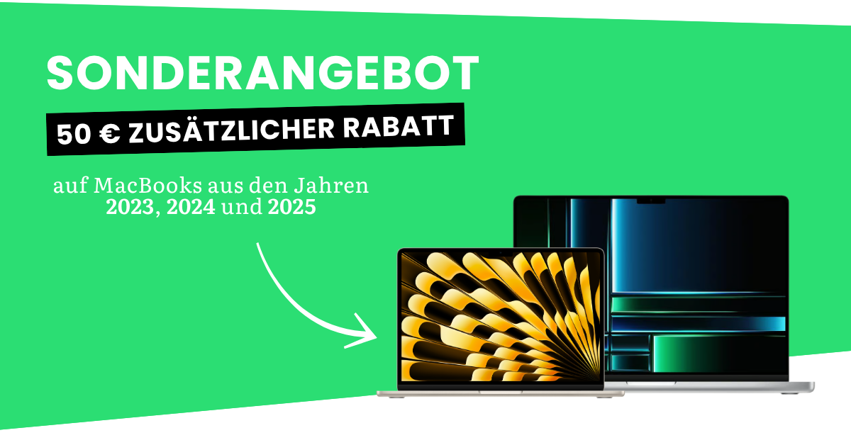 Apple Generalüberholtes MacBook | 1 Jahr Garantie | Okamac