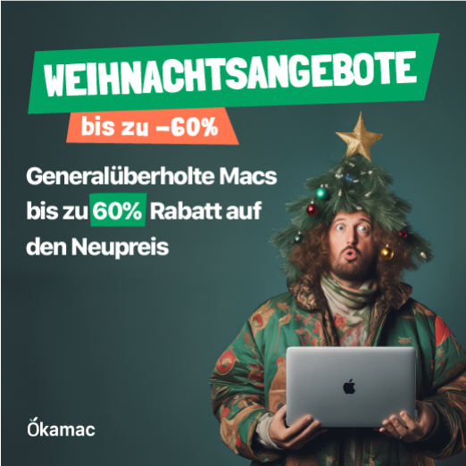 Geschenkidee: Ein generalüberholter Mac zu Weihnachten! 40